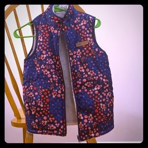 Children’s 10-12 floral vest .(never used)